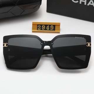 4 color fashion double c printing temple polarized sunglasses