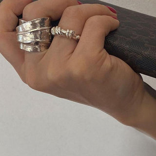 Metal Winding Open Ring