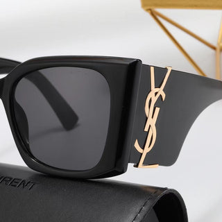7-color stylish SY letter temple polarized sunglasses