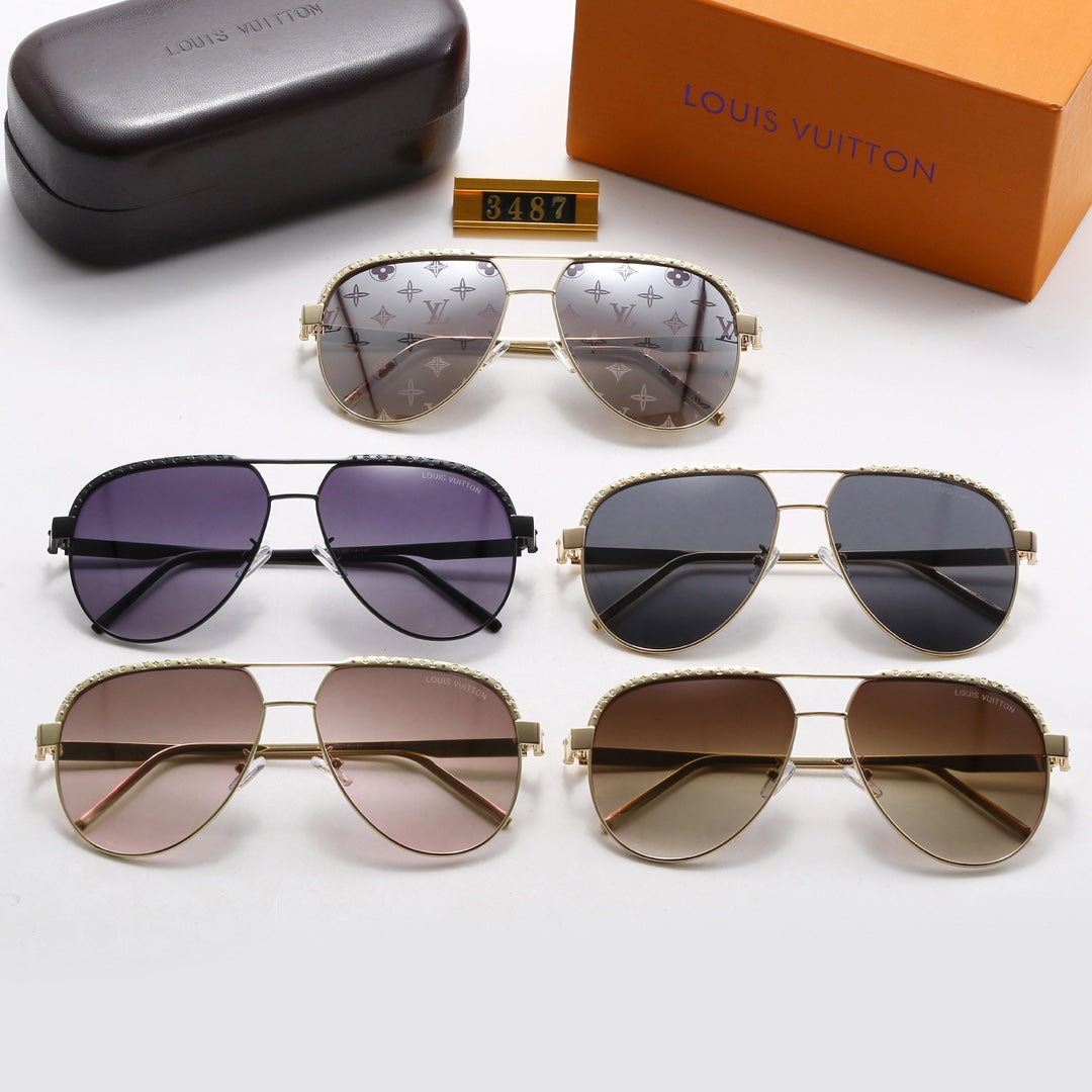 5 Color Women's Sunglasses—3487