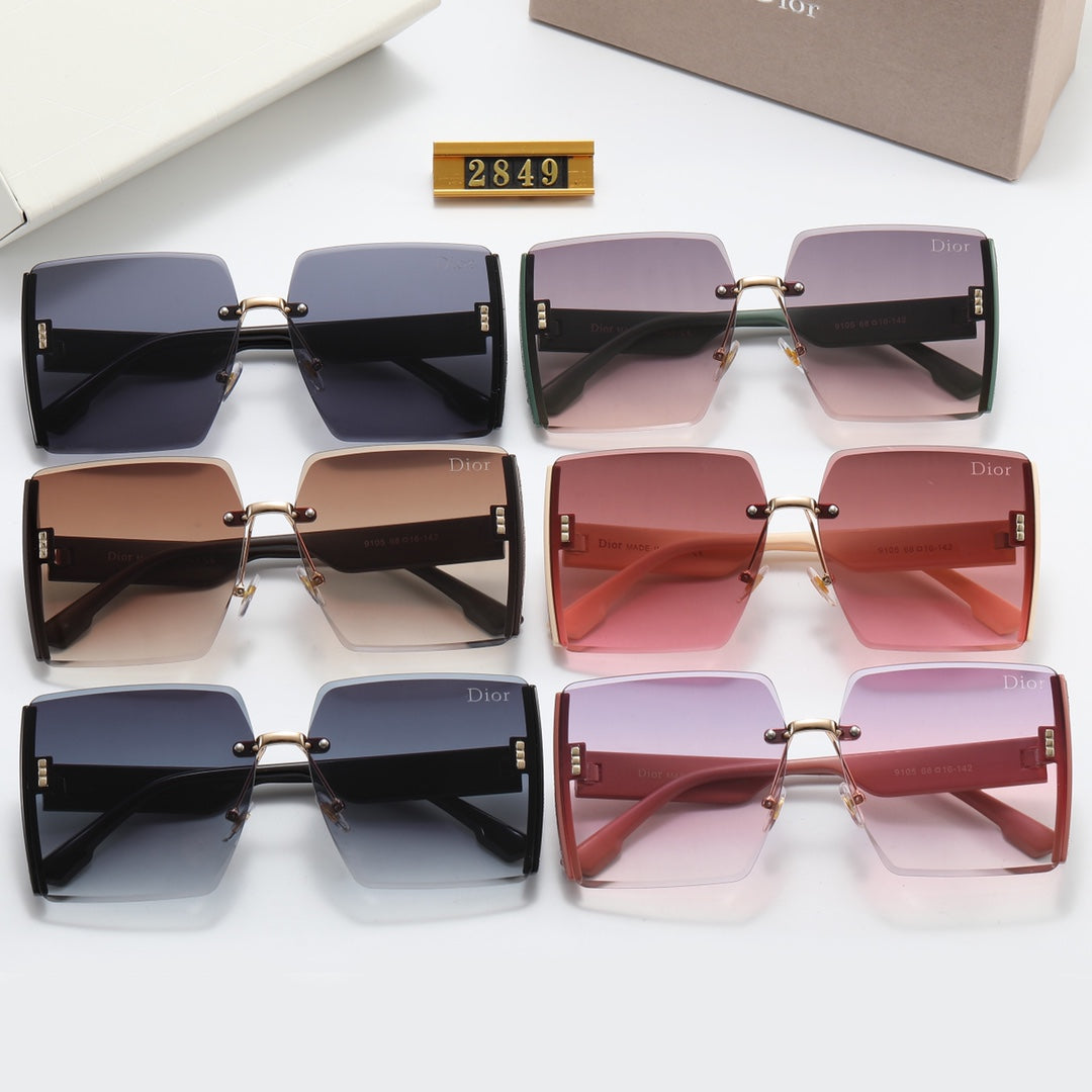 6 Color Women's Sunglasses—2849