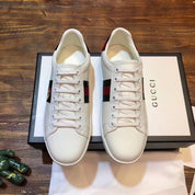 gg Ace Sneakers 429446 Calfskin Leather Spring/Summer 2020 Collection, White