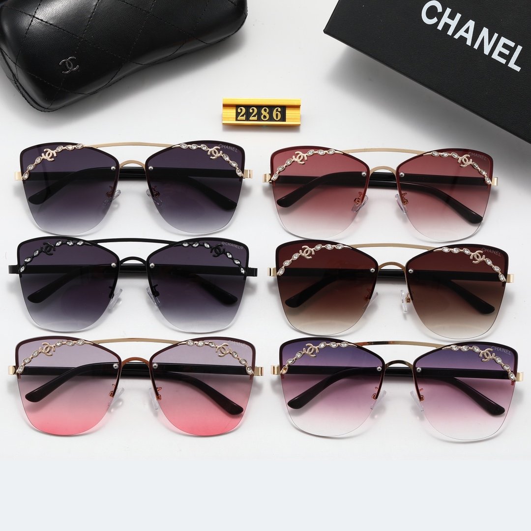 6 Color Women's Sunglasses—2286