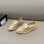 cc Loafers Beige For Women, Women's Shoes G36646