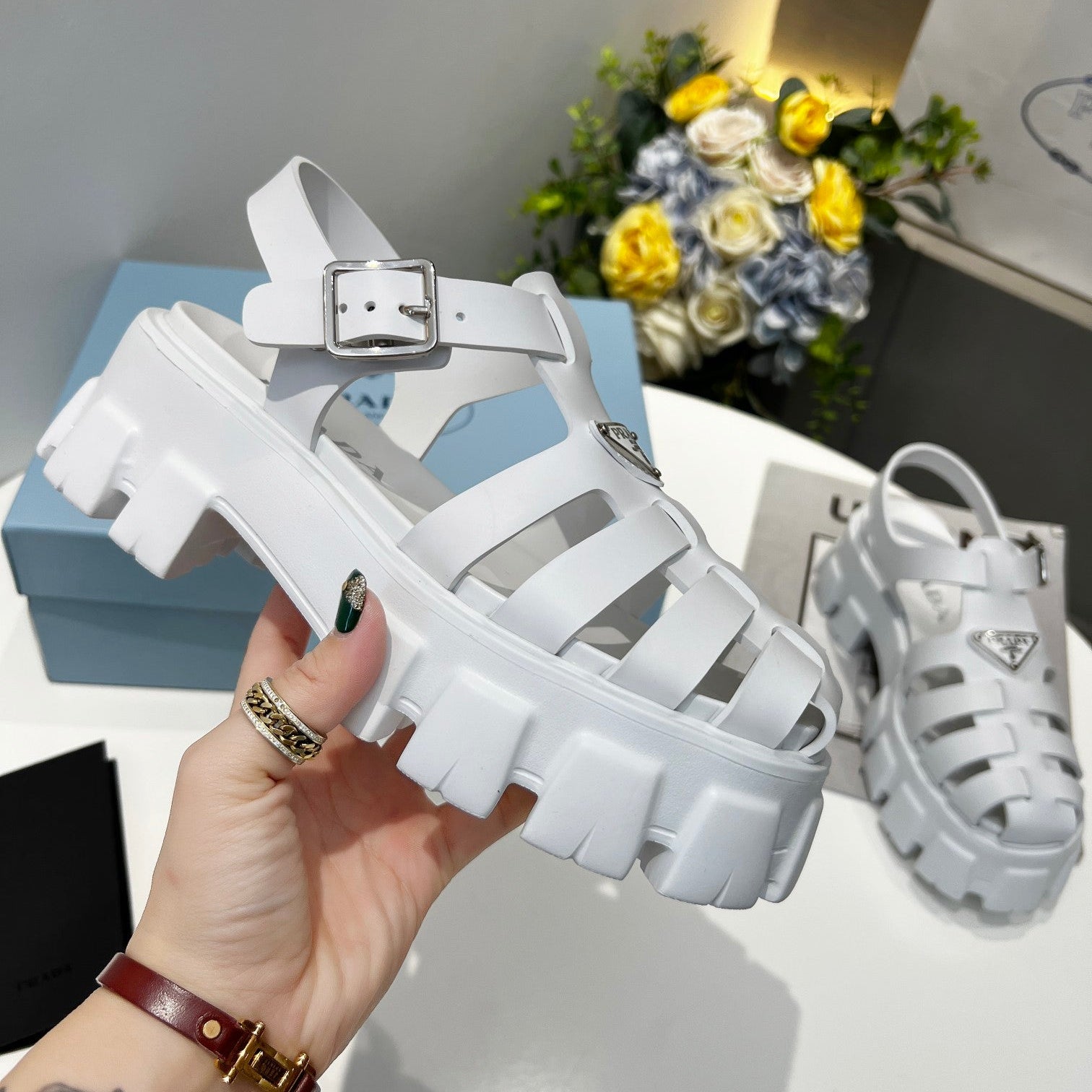 Pra new arrival women shoes heels 5.5 cm