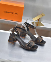 Louis new arrival summer shoes heels 6cm