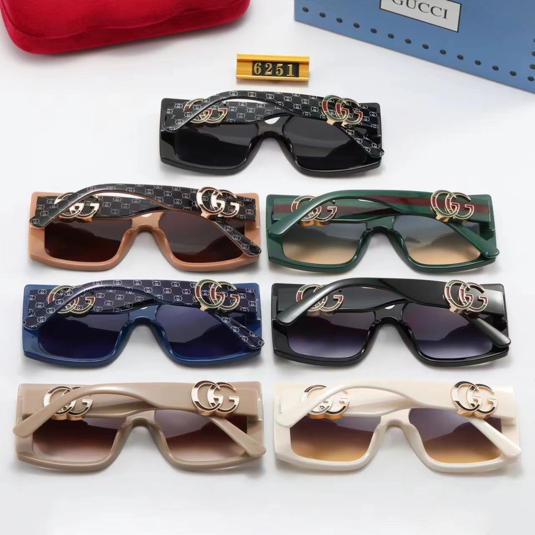 7 Color Women's Sunglasses—6251