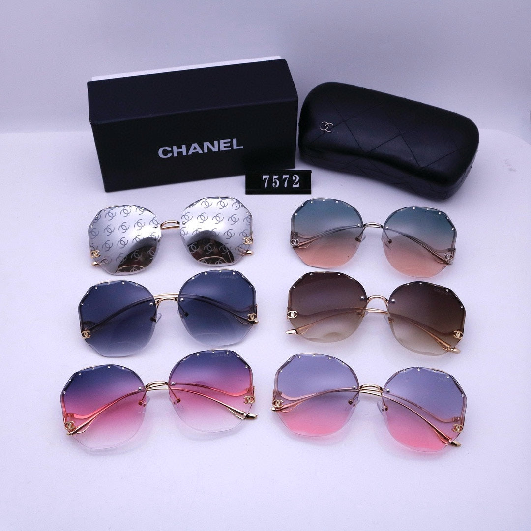 6 Color Women's Sunglasses—7572
