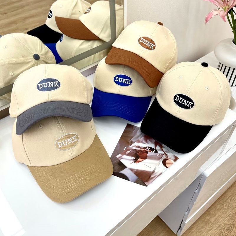 Fashion casual letter color matching baseball cap