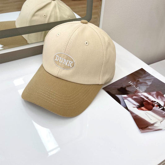 Fashion casual letter color matching baseball cap