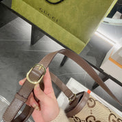 Stylish Printed Double G Letter Handbag