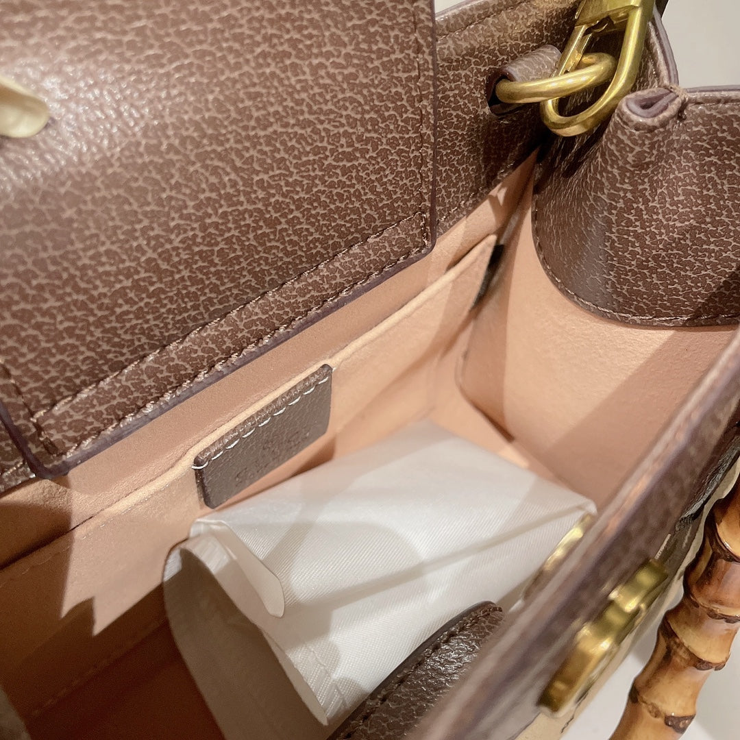 Luxury Printed Zipper Leather Handbag