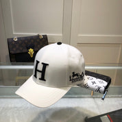 Fashion H letter retro car pattern flower baseball cap