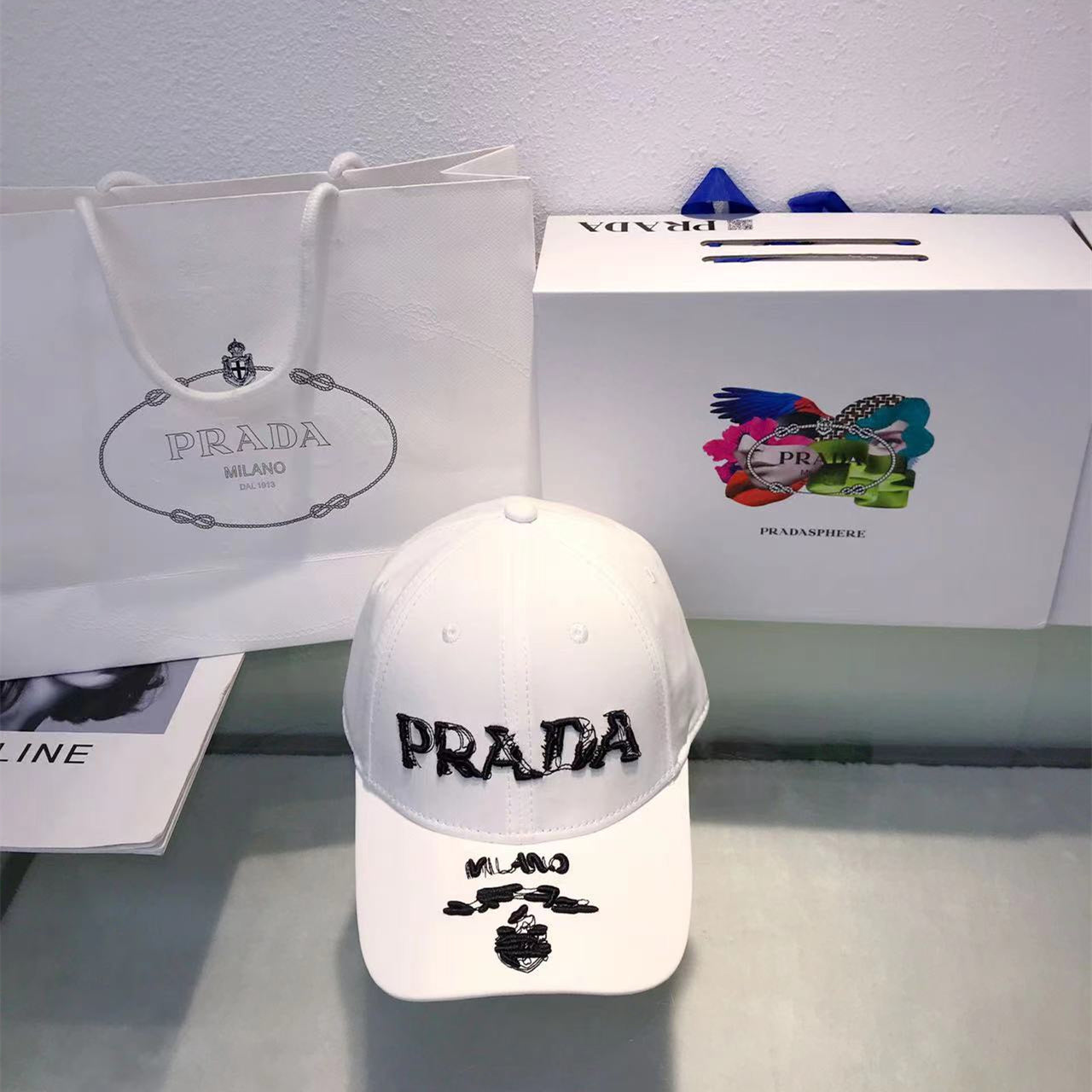 PA letter solid color baseball cap