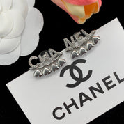 Classic CHA letter heart pendant earrings