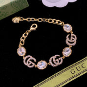 Luxury GG rhinestone bracelet