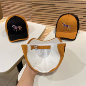 Fashionable H letter dome baseball cap