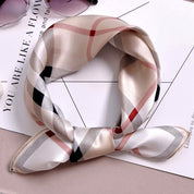 Fashion small floral print silk scarf