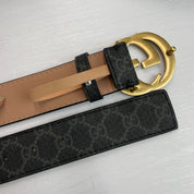 4 Colors Classic double G pattern printed belt
