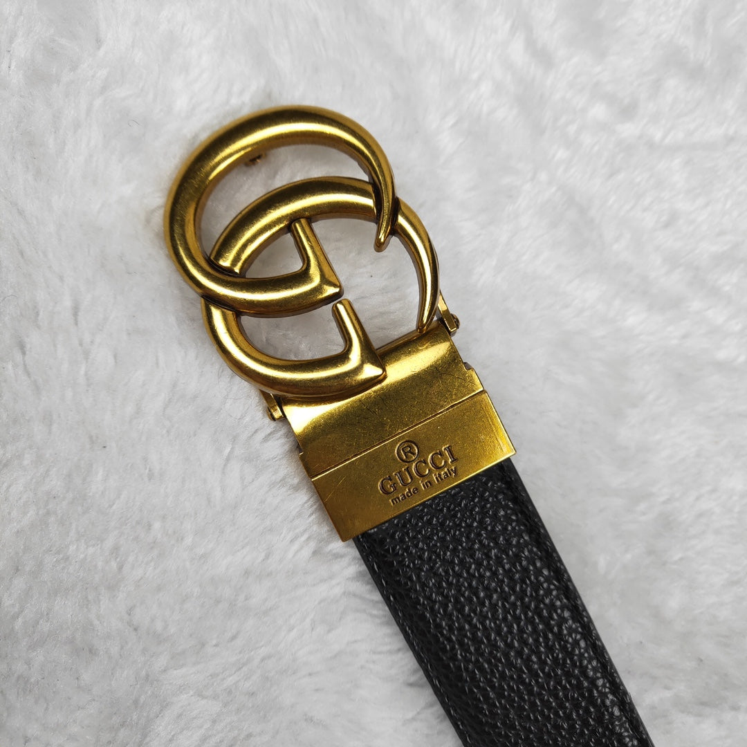 3 Colors Fashion metal buckle leather belt